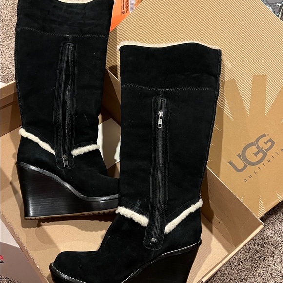 UGG Aubrie wedge tall boots!
